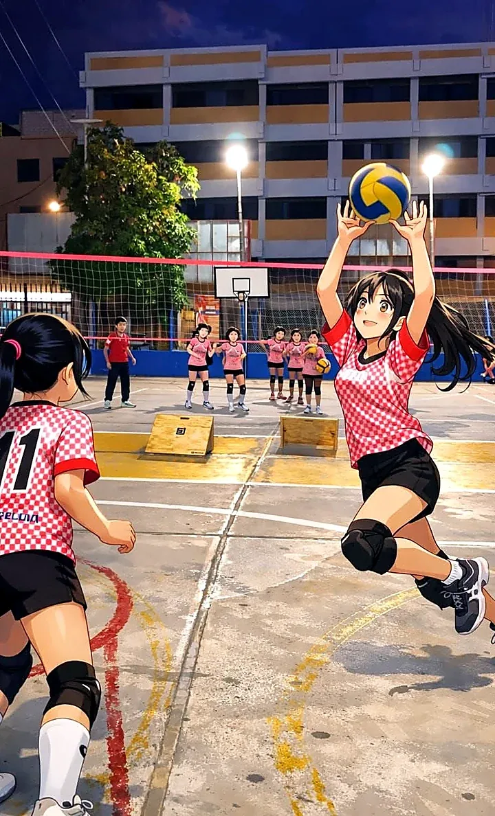 Equipo técnico y entrenamiento de voleibol del Club Perú Sporting, Chiclayo